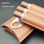 X11 Portable Cigar Holster Sealed Humidor Travel Snow Plus Portasigarette, Brown, Black, Brown With Cut, Black With Cut