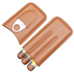 X11 Portable Cigar Holster Sealed Humidor Travel Snow Plus Portasigarette, Brown, Black, Brown With Cut, Black With Cut