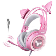 SOMIC G951PINK Cuffie da gioco E-Sports con ancoraggio a 7.1 canali montate sulla testa Grano, SOMIC G951PINK