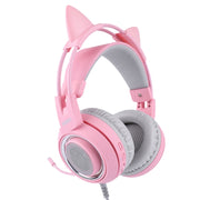 SOMIC G951PINK Cuffie da gioco E-Sports con ancoraggio a 7.1 canali montate sulla testa Grano, SOMIC G951PINK