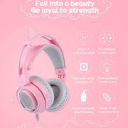 SOMIC G951PINK Cuffie da gioco E-Sports con ancoraggio a 7.1 canali montate sulla testa Grano, SOMIC G951PINK