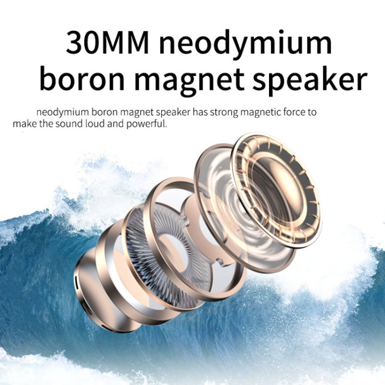 DANYIN BH69 Auricolare Bluetooth unilaterale Business Talk Servizio clienti Wireless Voice Wheat, BH69 Black