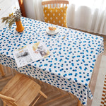 Tovaglia da tavolo da tavolo impermeabile in carta PVC per fattoria rurale, 120x180cm, 140x140cm