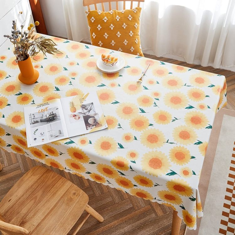 Tovaglia da tavolo da tavolo impermeabile in carta PVC per fattoria rurale, 120x180cm, 140x140cm