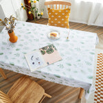 Tovaglia da tavolo da tavolo impermeabile in carta PVC per fattoria rurale, 120x180cm, 140x140cm