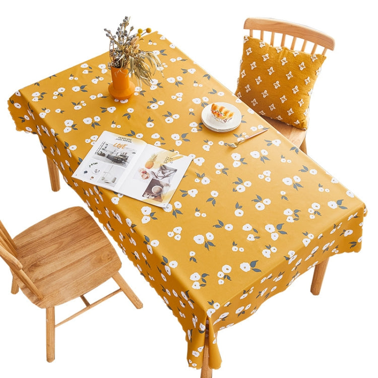 Tovaglia da tavolo da tavolo impermeabile in carta PVC per fattoria rurale, 120x180cm, 140x140cm