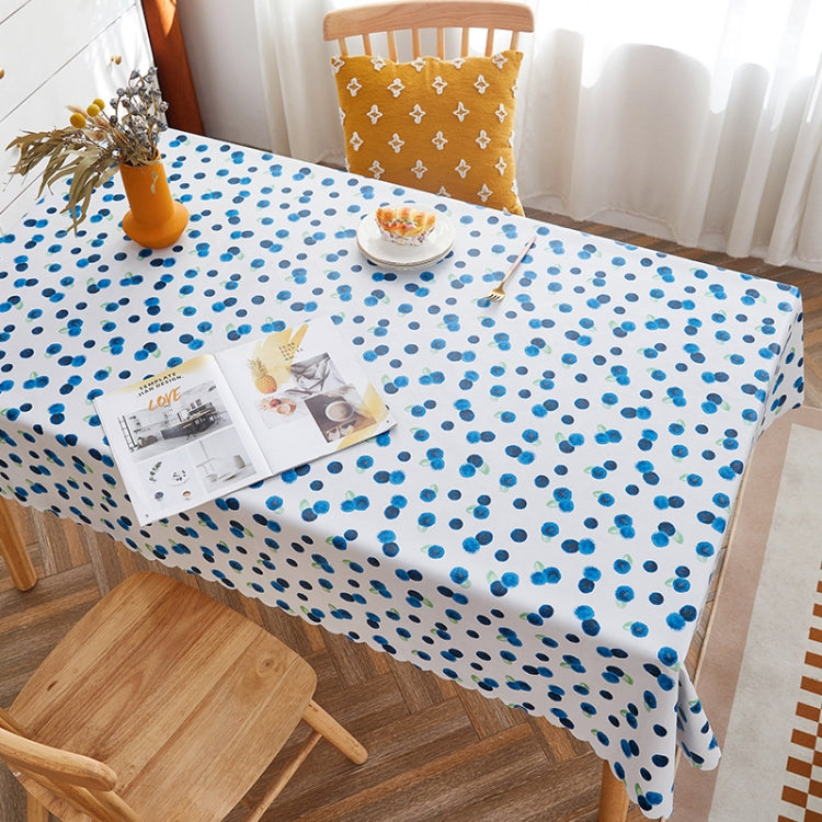 Tovaglia da tavolo da tavolo impermeabile in carta PVC per fattoria rurale, 120x180cm, 140x140cm