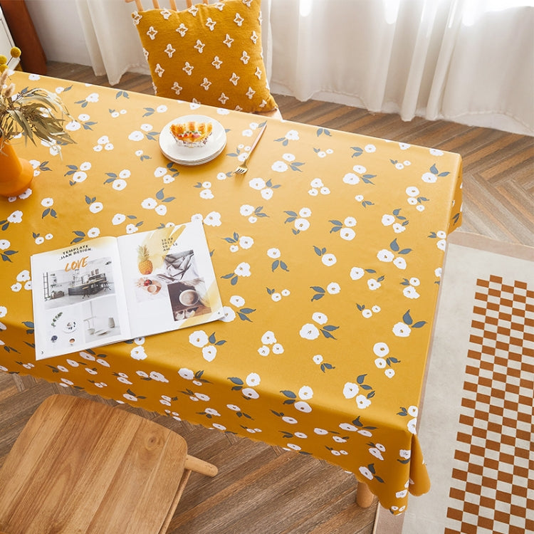 Tovaglia da tavolo da tavolo impermeabile in carta PVC per fattoria rurale, 120x180cm, 140x140cm