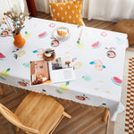 Tovaglia da tavolo da tavolo impermeabile in carta PVC per fattoria rurale, 120x180cm, 140x140cm