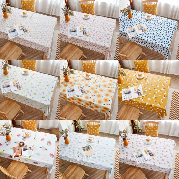 Tovaglia da tavolo da tavolo impermeabile in carta PVC per fattoria rurale, 140x180cm, 140x200cm, 140x220cm