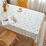 Tovaglia da tavolo da tavolo impermeabile in carta PVC per fattoria rurale, 140x180cm, 140x200cm, 140x220cm