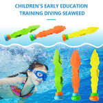 Giocattoli da piscina per immersioni Giocattoli estivi per bambini, 4PCS Torpedo, 5PCS Diving Stick, 3PCS Octopus, 4PCS Hard Ring, 4PCS Soft Ring, 3PCS Small Seaweed, 3PCS Big Seaweed, 8PCS Small Stones (large), 8PCS Big Stones (small), 4PCS Sea Horses...