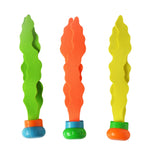 Giocattoli da piscina per immersioni Giocattoli estivi per bambini, 4PCS Torpedo, 5PCS Diving Stick, 3PCS Octopus, 4PCS Hard Ring, 4PCS Soft Ring, 3PCS Small Seaweed, 3PCS Big Seaweed, 8PCS Small Stones (large), 8PCS Big Stones (small), 4PCS Sea Horses...