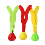Giocattoli da piscina per immersioni Giocattoli estivi per bambini, 4PCS Torpedo, 5PCS Diving Stick, 3PCS Octopus, 4PCS Hard Ring, 4PCS Soft Ring, 3PCS Small Seaweed, 3PCS Big Seaweed, 8PCS Small Stones (large), 8PCS Big Stones (small), 4PCS Sea Horses...