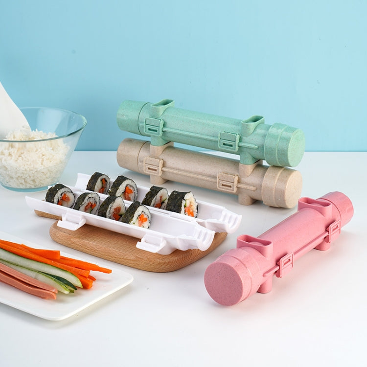3 PCS Home Circular Barrel Sushi Modello Strumento per sushi fai da te, Sushi Model White, Sushi Model Wheat Pink, Sushi Model Wheat Blue, Sushi Model Wheat Green, Sushi Model Wheat Apricot, Sushi Model Black