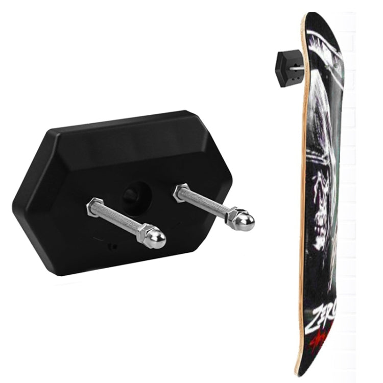 Supporto per skateboard con montaggio a parete 2 pezzi per esposizione e conservazione di tavole da skateboard