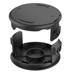 2PCS GK04 Cordless Weeder Lawn Mower Spool Cover per Greenworks, Green, Black