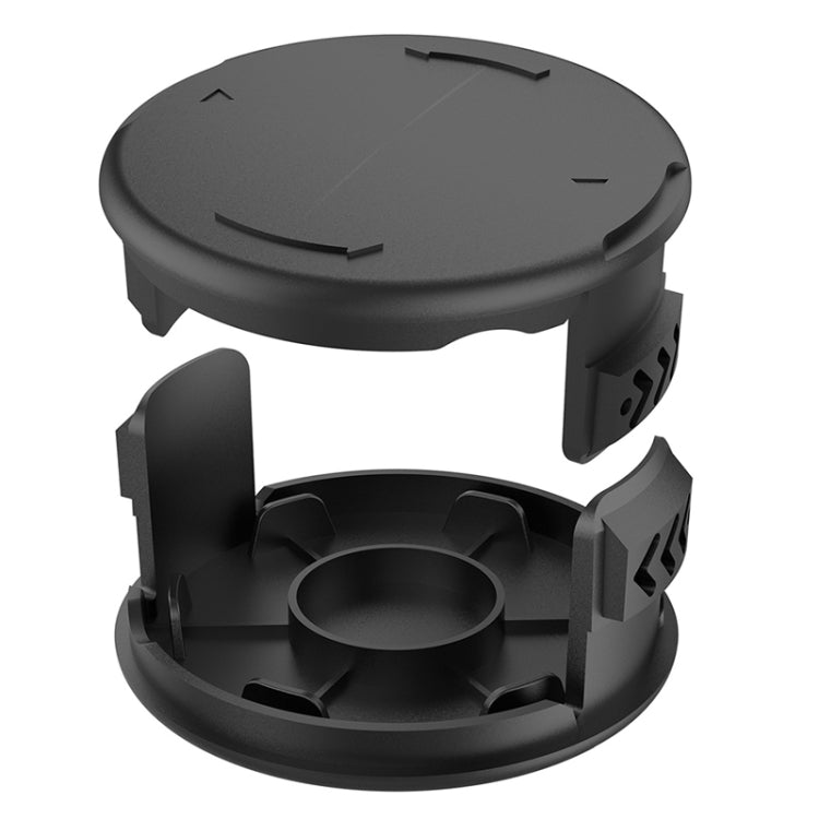 2PCS GK04 Cordless Weeder Lawn Mower Spool Cover per Greenworks, Green, Black