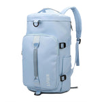 375 Zaino da viaggio a tracolla impermeabile e resistente all'usura di grande capacità, Black, Fog Blue, Sky Blue, Taro Purple, Charming Purple, Cherry Pink, Light Pink, Jelly Green