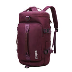 375 Zaino da viaggio a tracolla impermeabile e resistente all'usura di grande capacità, Black, Fog Blue, Sky Blue, Taro Purple, Charming Purple, Cherry Pink, Light Pink, Jelly Green