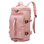 375 Zaino da viaggio a tracolla impermeabile e resistente all'usura di grande capacità, Black, Fog Blue, Sky Blue, Taro Purple, Charming Purple, Cherry Pink, Light Pink, Jelly Green
