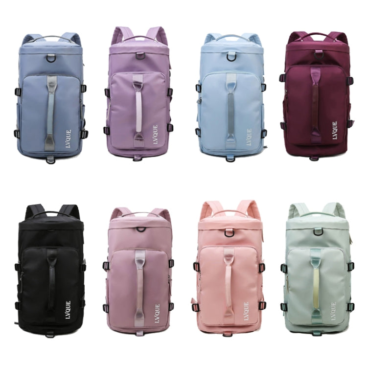 375 Zaino da viaggio a tracolla impermeabile e resistente all'usura di grande capacità, Black, Fog Blue, Sky Blue, Taro Purple, Charming Purple, Cherry Pink, Light Pink, Jelly Green
