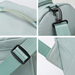 375 Zaino da viaggio a tracolla impermeabile e resistente all'usura di grande capacità, Black, Fog Blue, Sky Blue, Taro Purple, Charming Purple, Cherry Pink, Light Pink, Jelly Green
