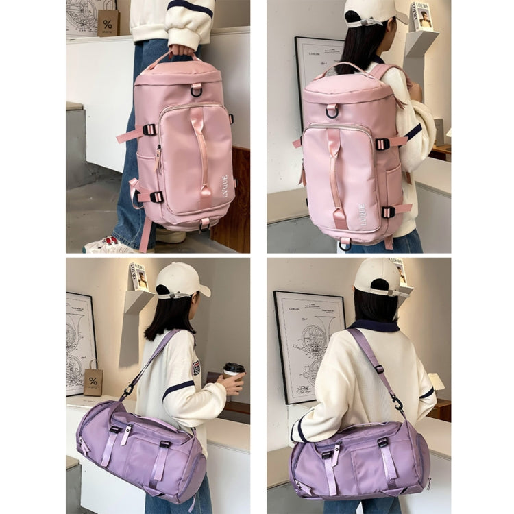 375 Zaino da viaggio a tracolla impermeabile e resistente all'usura di grande capacità, Black, Fog Blue, Sky Blue, Taro Purple, Charming Purple, Cherry Pink, Light Pink, Jelly Green