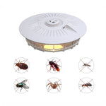 Lampada Trappola Per Pulci Per Uso Domestico Trappola Per Interni Zanzara Mosche Lampada Scarafaggio, Pearl White
