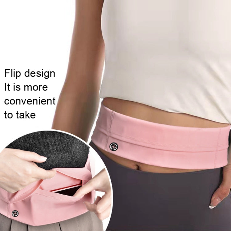 Marsupio da corsa Cintura invisibile per cellulare da maratona all'aperto, Black, Light Grey, Pink, Navy, Black+Kettle, Light Gray+Kettle, Pink+Kettle, Navy+Kettle