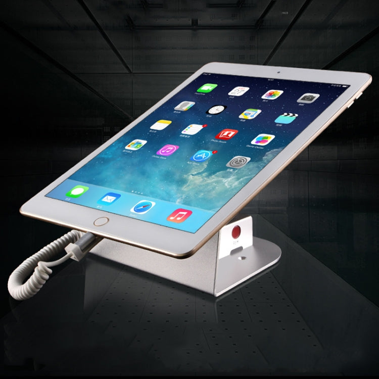 Espositore antifurto per tablet con ricarica e allarme