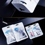 100 PCS Sacchetto per imballaggio cavo USB Borsa per cavo dati Borsa a chiusura lampo, 7.5 x 12cm, 10.5 x 15 cm