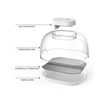 Piatto di scongelamento del vassoio di scongelamento rapido per alimenti surgelati, Quick Thaw Tray(Gray), Quick Thaw Tray(Golden)