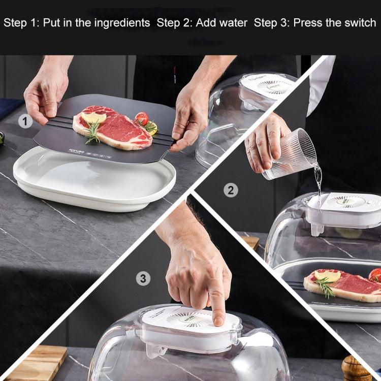 Piatto di scongelamento del vassoio di scongelamento rapido per alimenti surgelati, Quick Thaw Tray(Gray), Quick Thaw Tray(Golden)