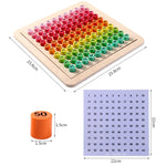 1-100 Sussidio Didattico Numero Educazione Precoce Giocattoli Di Puzzle Di Scuola Materna, Stile:, With 1 Question Card, With 18 Question Card