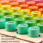 1-100 Sussidio Didattico Numero Educazione Precoce Giocattoli Di Puzzle Di Scuola Materna, Stile:, With 1 Question Card, With 18 Question Card