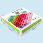 1-100 Sussidio Didattico Numero Educazione Precoce Giocattoli Di Puzzle Di Scuola Materna, Stile:, With 1 Question Card, With 18 Question Card