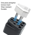 Spina di conversione USA WY-6 10A 250V nera