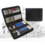 Set di matite colorate per schizzi Kit da disegno per studenti d'arte, 51pcs/set, 70pcs/set, 71pcs/set, 96pcs/set
