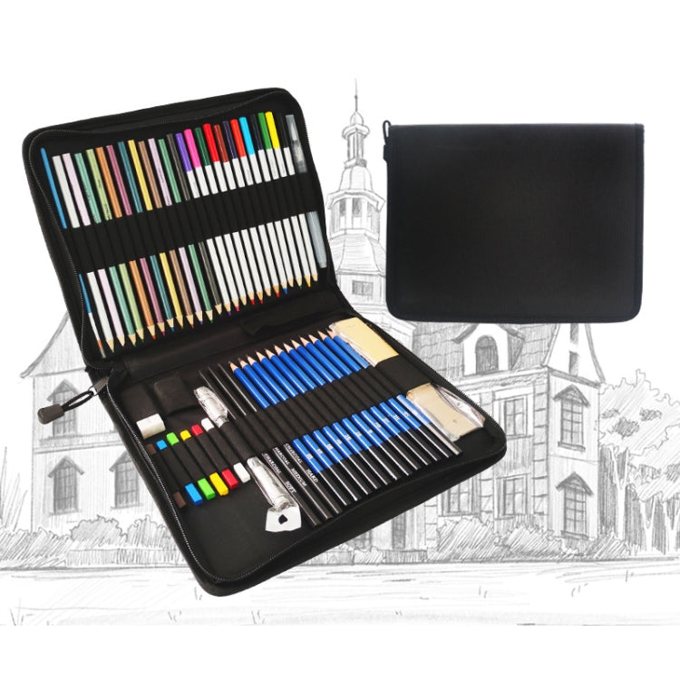 Set di matite colorate per schizzi Kit da disegno per studenti d'arte, 51pcs/set, 70pcs/set, 71pcs/set, 96pcs/set