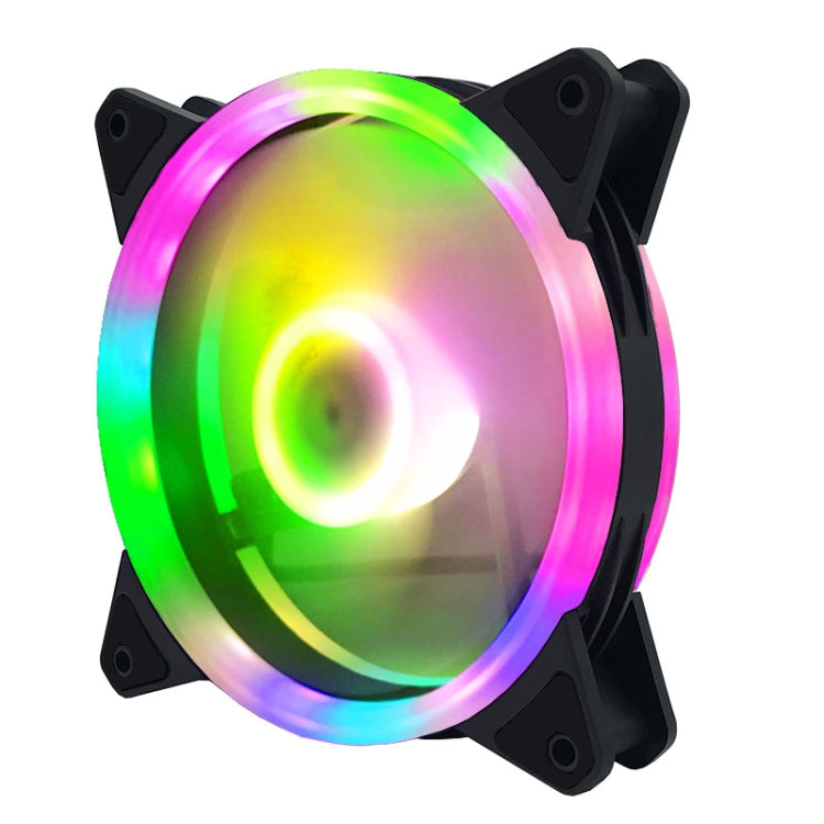 Computer CPU RGB radiatore luminoso, 1 Fan+Remote Control, 2 Fans+Remote Control, 3 Fans+Remote Control, 4 Fans+Remote Control, 5 Fans+Remote Control, 6 Fans+Remote Control, 7 Fans+Remote Control, 8 Fans+Remote Control
