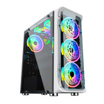 Computer CPU RGB radiatore luminoso, 1 Fan+Remote Control, 2 Fans+Remote Control, 3 Fans+Remote Control, 4 Fans+Remote Control, 5 Fans+Remote Control, 6 Fans+Remote Control, 7 Fans+Remote Control, 8 Fans+Remote Control