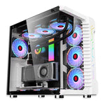 Computer CPU RGB radiatore luminoso, 1 Fan+Remote Control, 2 Fans+Remote Control, 3 Fans+Remote Control, 4 Fans+Remote Control, 5 Fans+Remote Control, 6 Fans+Remote Control, 7 Fans+Remote Control, 8 Fans+Remote Control