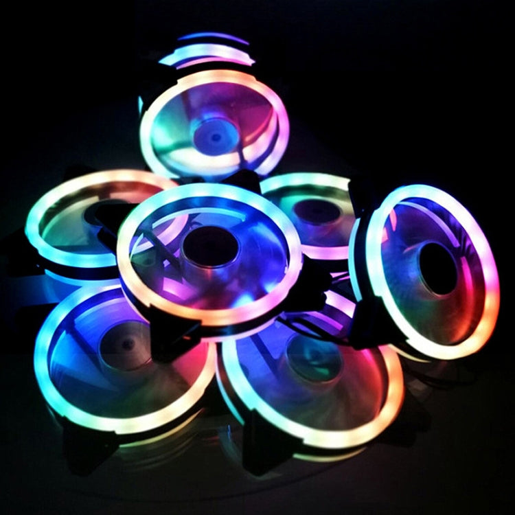 Computer CPU RGB radiatore luminoso, 1 Fan+Remote Control, 2 Fans+Remote Control, 3 Fans+Remote Control, 4 Fans+Remote Control, 5 Fans+Remote Control, 6 Fans+Remote Control, 7 Fans+Remote Control, 8 Fans+Remote Control