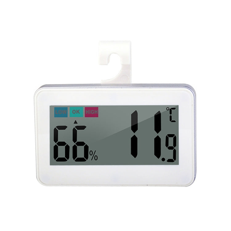 HT-6S Mini termometro domestico per temperatura elettronica e umidità con display digitale a colori, Temperature And Humidity White, Temperature And Humidity Black