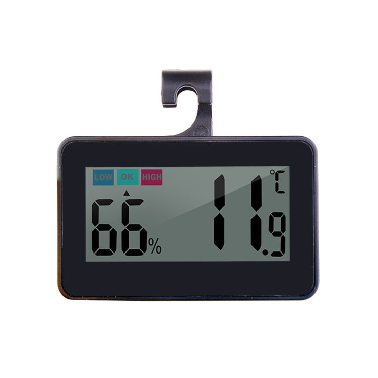 HT-6S Mini termometro domestico per temperatura elettronica e umidità con display digitale a colori, Temperature And Humidity White, Temperature And Humidity Black