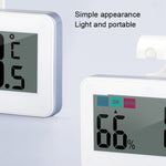 HT-6S Mini termometro domestico per temperatura elettronica e umidità con display digitale a colori, Temperature And Humidity White, Temperature And Humidity Black
