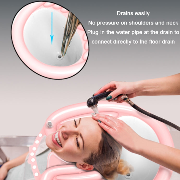 Cura dei capelli del bacino dello shampoo reclinabile per le famiglie incinte e anziane, Black, Pink, Pink+Drain Pocket, Black+Drain Pocket