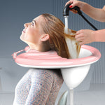 Cura dei capelli del bacino dello shampoo reclinabile per le famiglie incinte e anziane, Black, Pink, Pink+Drain Pocket, Black+Drain Pocket