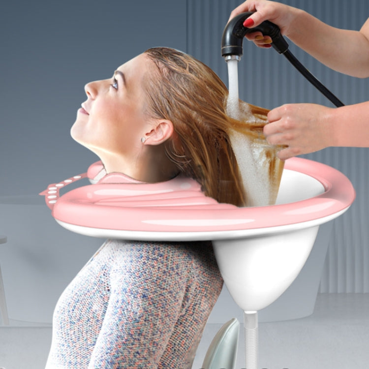 Cura dei capelli del bacino dello shampoo reclinabile per le famiglie incinte e anziane, Black, Pink, Pink+Drain Pocket, Black+Drain Pocket